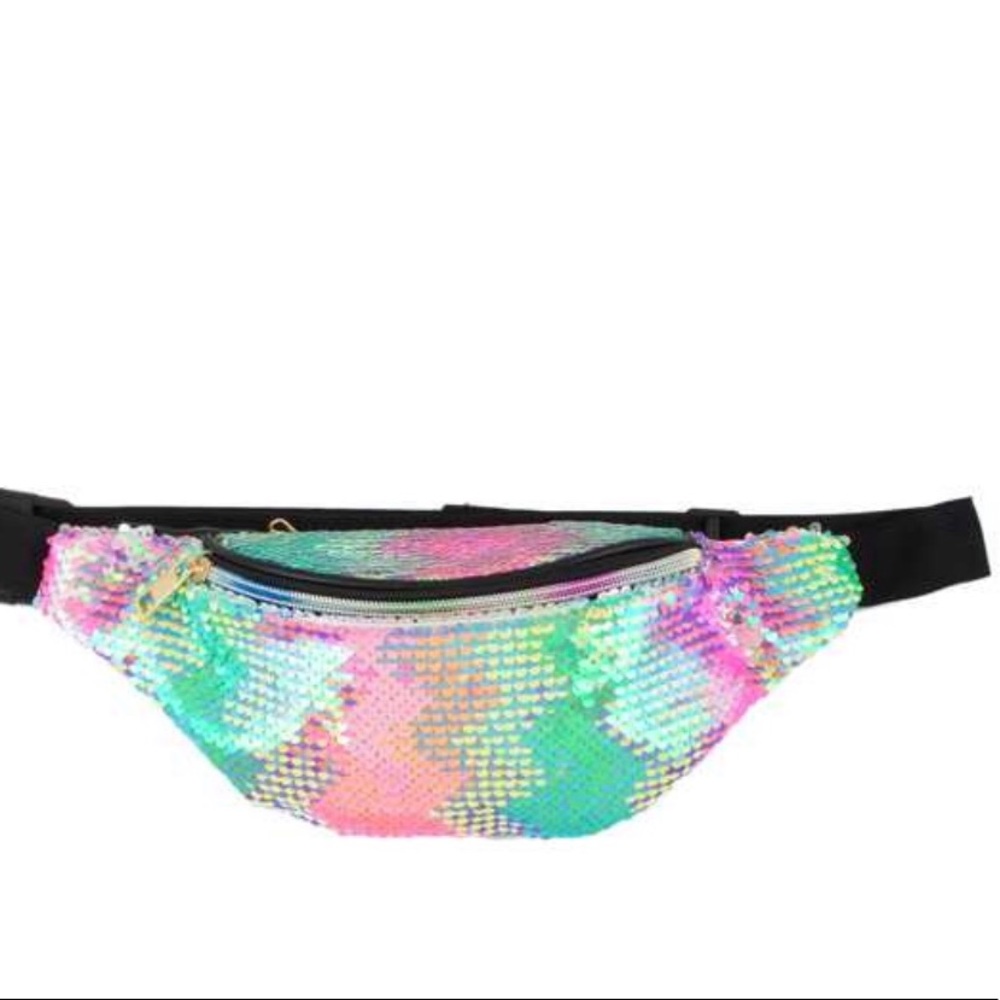 Rhinestone rainbow Fany pack